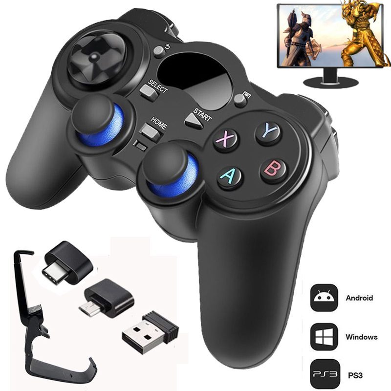 2.4 G Controller Gamepad Android Wireless Joystick Joypad with OTG Converter For PS3/Smart Phone For Tablet